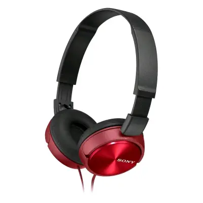 Auriculares Sony MDR-ZX310AP rojos con micrófono - miniatura 2