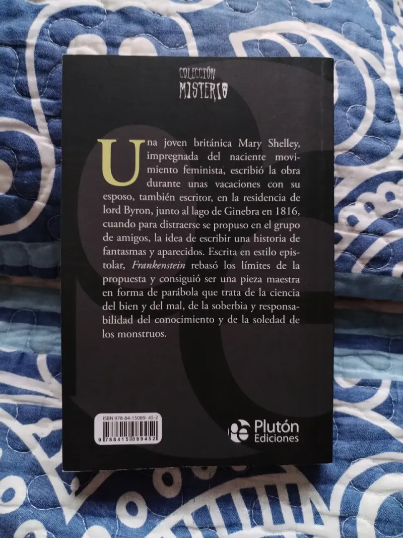 Libro Frankenstein de Mary Shelley Edición Plutón - 2