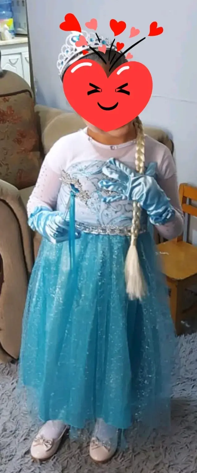 Traje de elsa frozen - 1