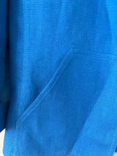 Chaqueta Azul Mujer Lino Anne Klein Talla S - miniatura 3