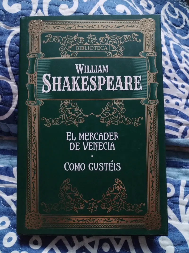 Libro Shakespeare El Mercader de Venecia y Como G