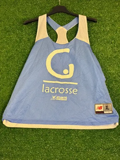 Camiseta de Lacrosse New Balance Azul XL - miniatura 1