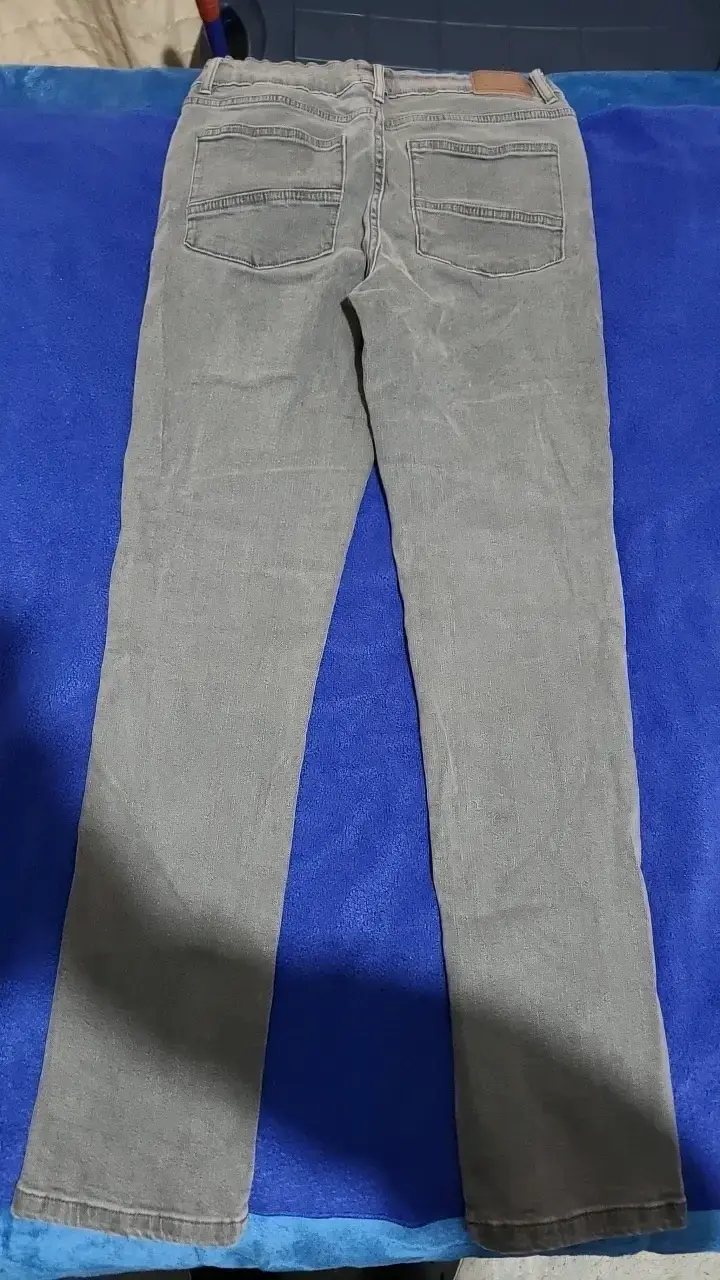 Pantalones de mezclilla grises talla 16 hombre - 2