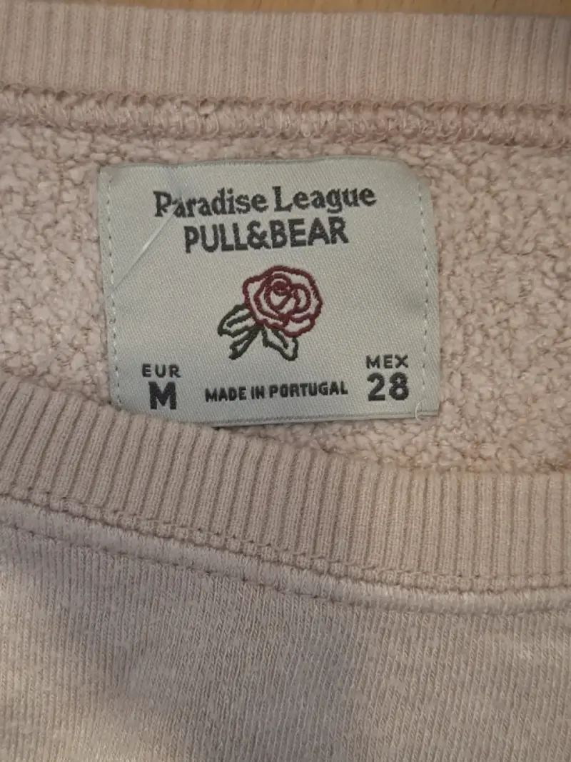 Polerón palo rosa con Pull&Bear Talla M - 4