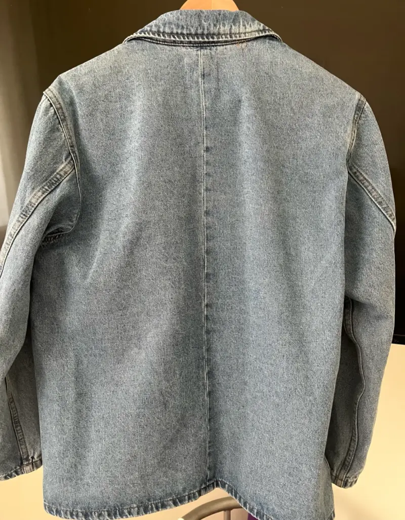 Chaqueta de mezclilla azul con bolsillos Greenfield - 2