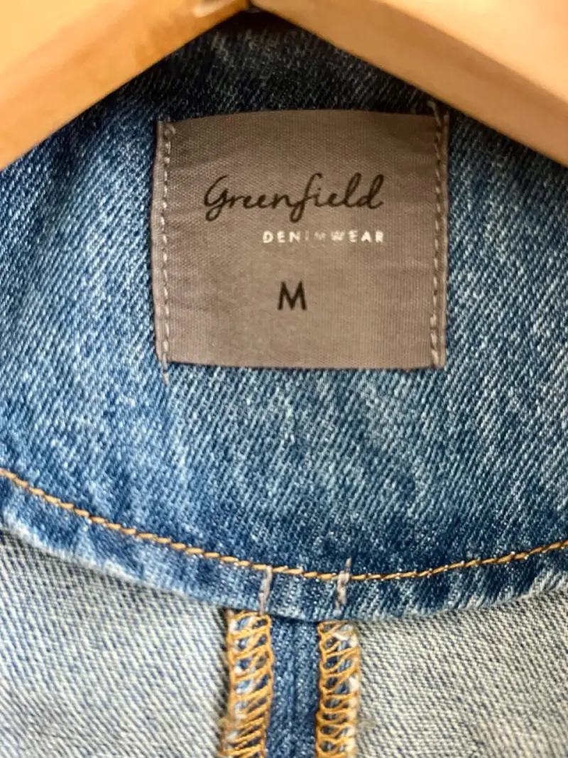 Chaqueta de mezclilla azul con bolsillos Greenfield - 4