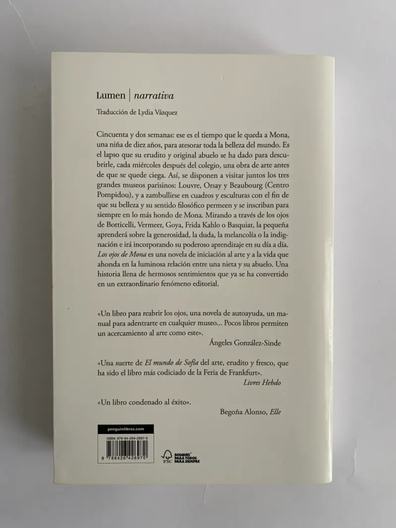 Libro 'Los Ojos de Mona' de Thomas Schlesser - 2