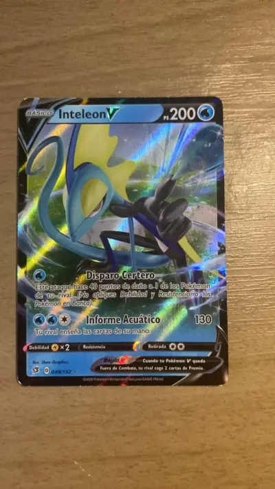 Carta Pokémon Inteleon V holográfica - miniatura 3
