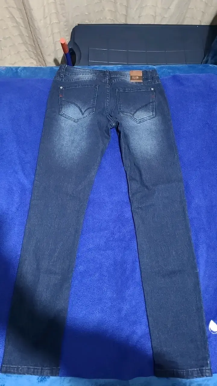 Jeans azul oscuro para hombre - 2