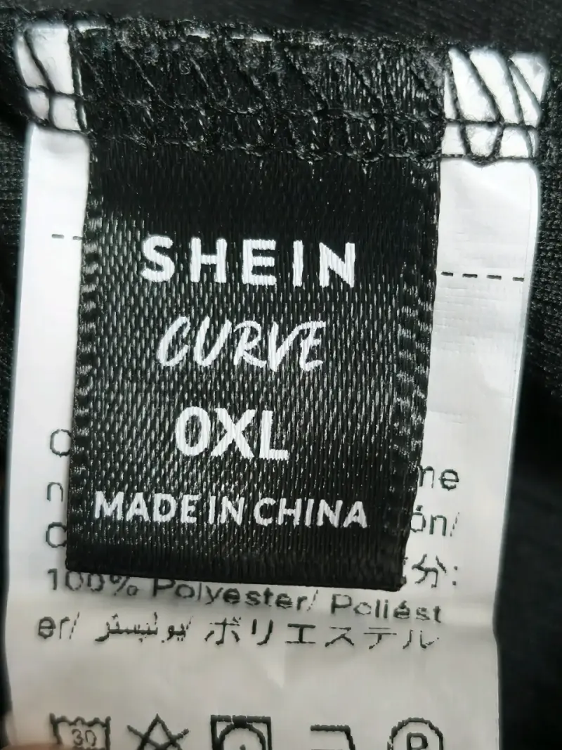 Pantalones negros Shein Curve talla OXL - 2