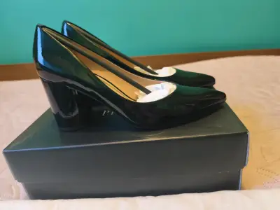 Zapatos de tacón negro Prüne en buen estado - miniatura 2