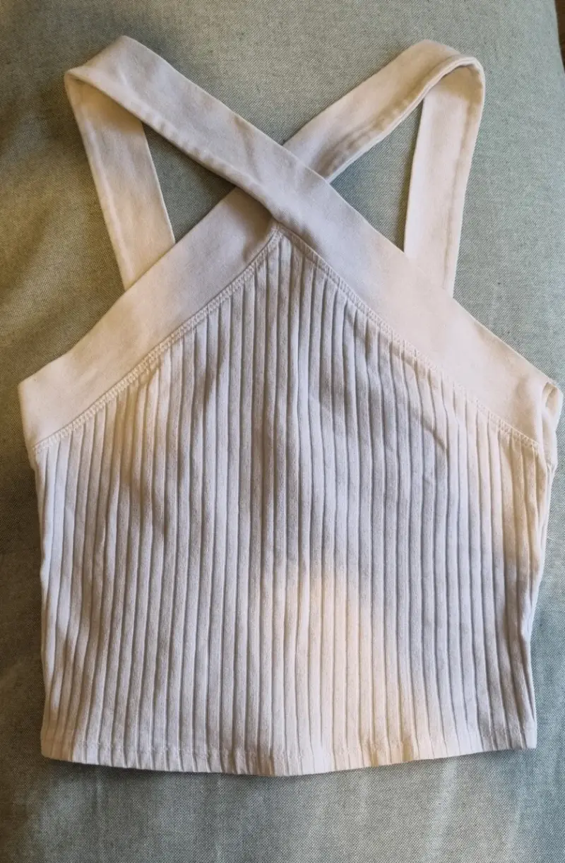 Top blanco Zara