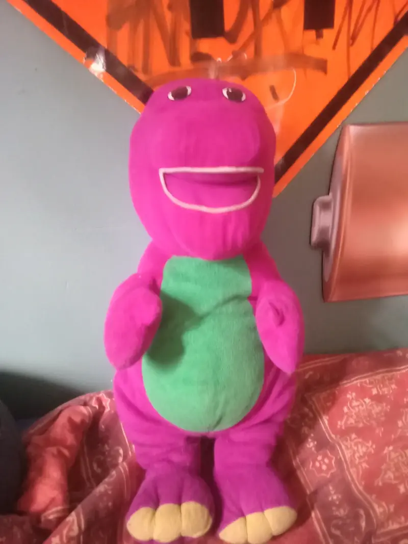 Peluche de barney vintage