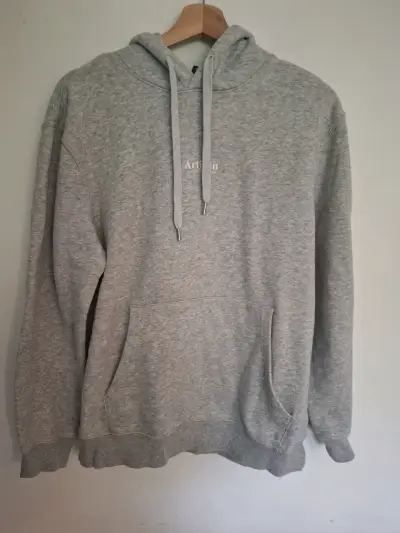 Polerón gris con capucha unisex Talla M - miniatura 2