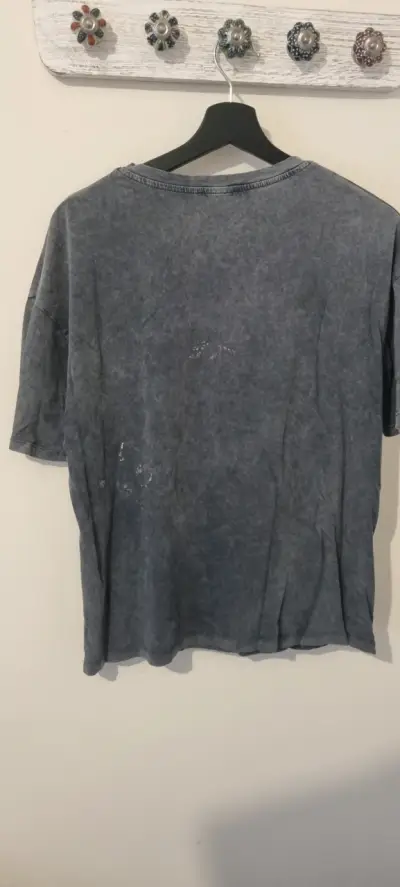 Polera gris con diseño Zara - miniatura 2