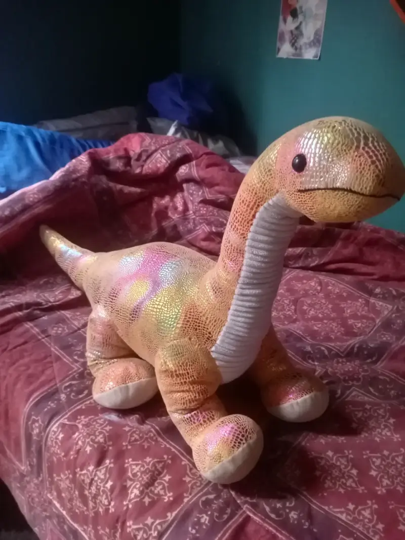 Peluche dinosaurio grande