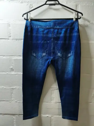 Leggings de mezclilla azul para niñ@talla S - miniatura 2
