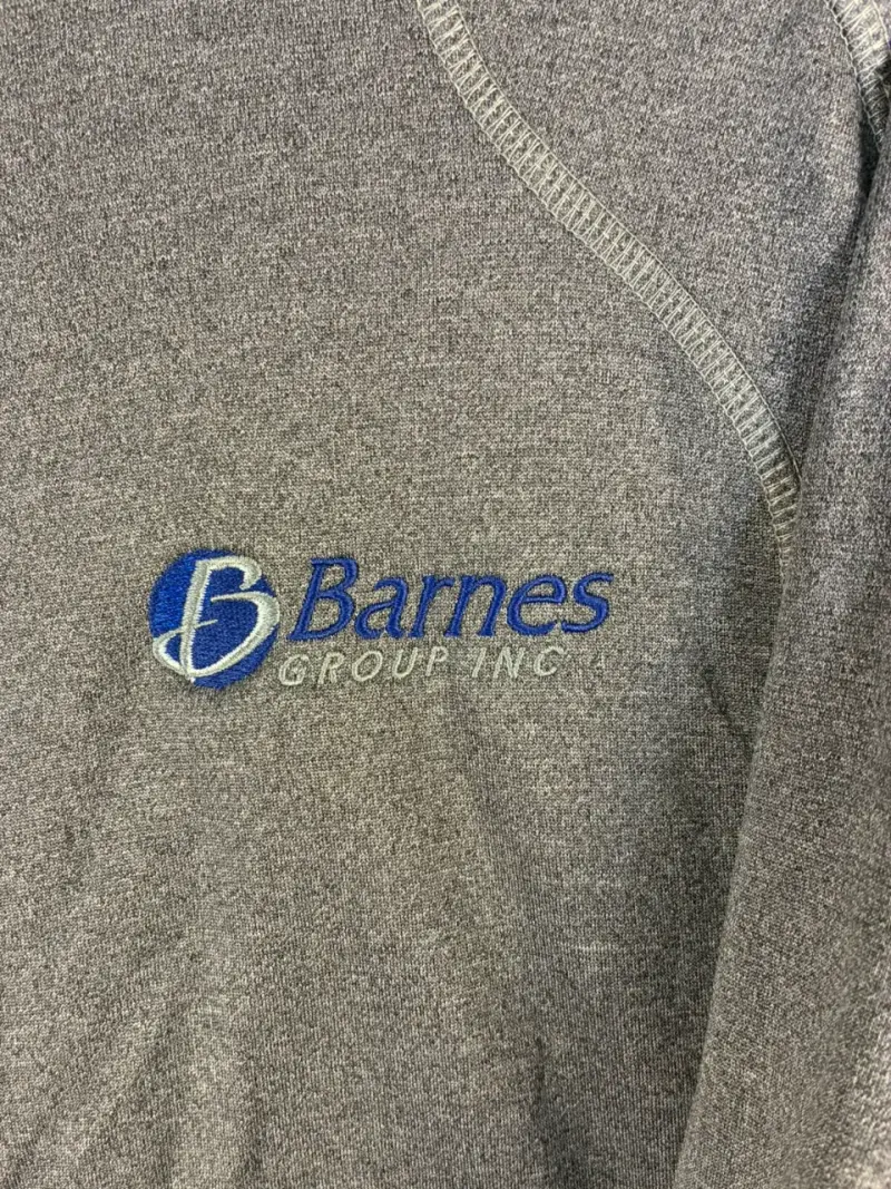 Chaqueta Deportiva Gris Barnes con Cierre - 5