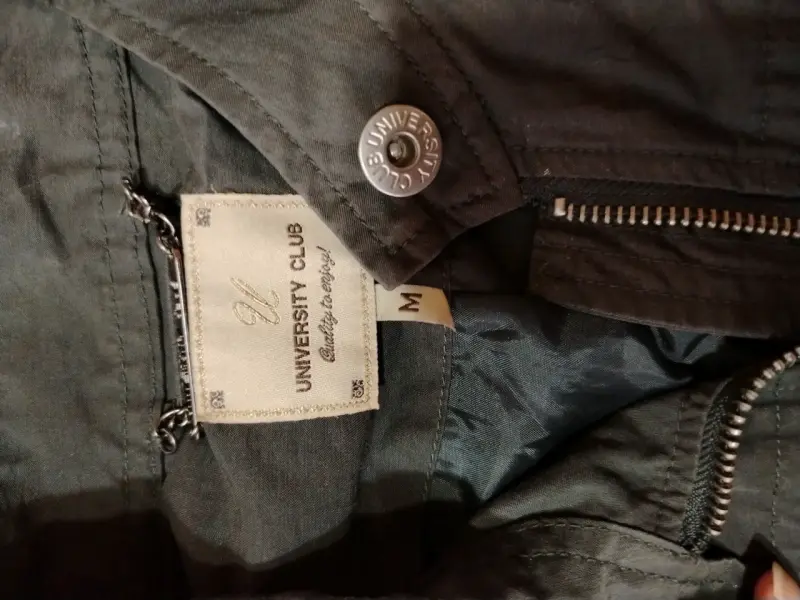 Chaqueta negra University Club para hombre - 2