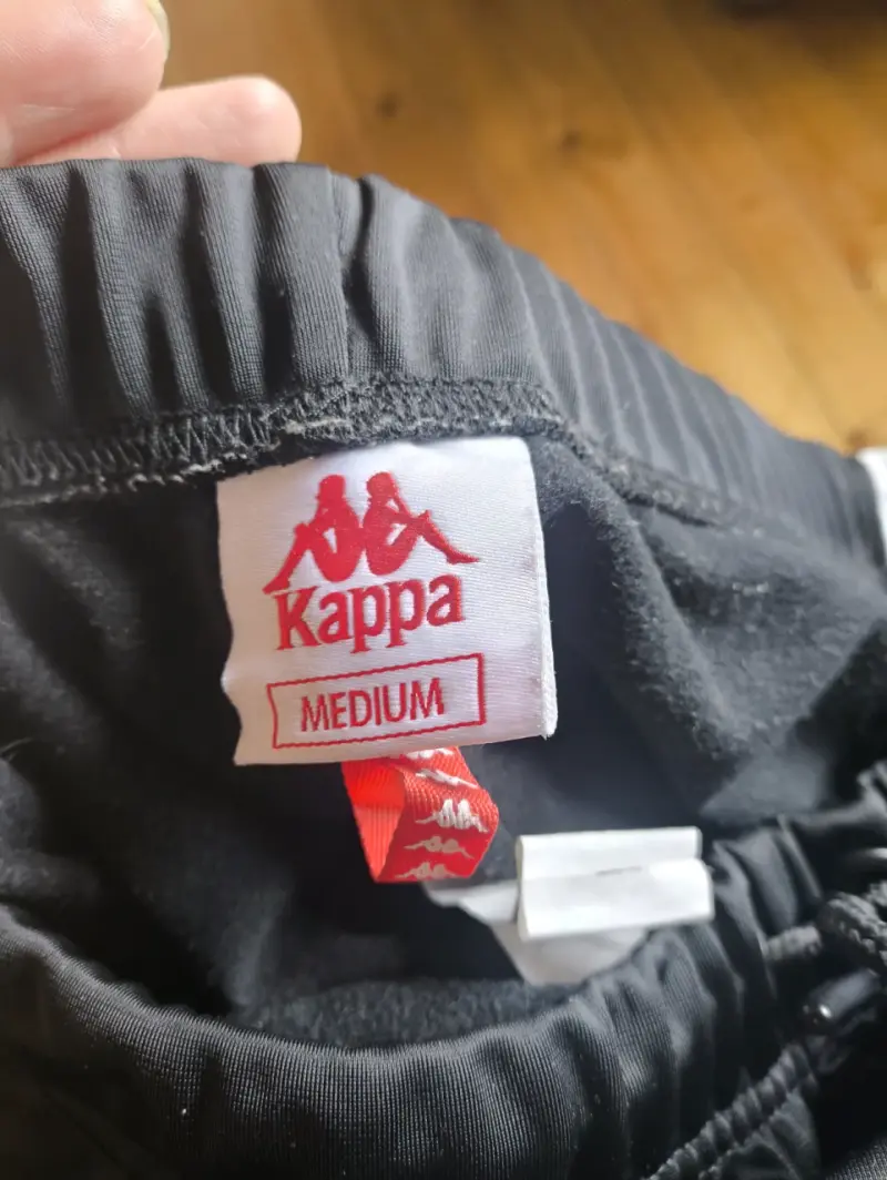 Pantalones deportivos Kappa negros con logo - 2