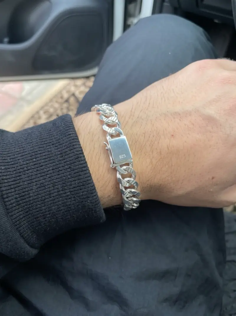 Pulsera de plata 925 para hombre - 1