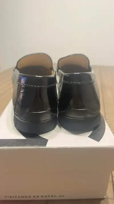 Mocasines de cuero negro Siempre Gacel - miniatura 2