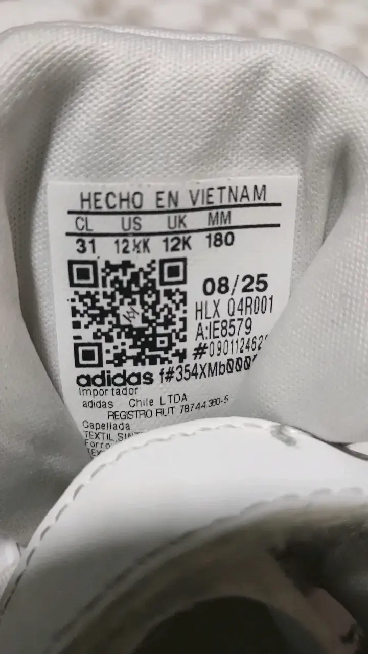 Zapatillas deportivas blancas Adidas para niños - 3
