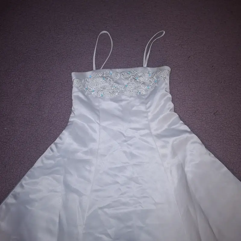 Vestido de Primera Comunión con Bolero Blanco - 4
