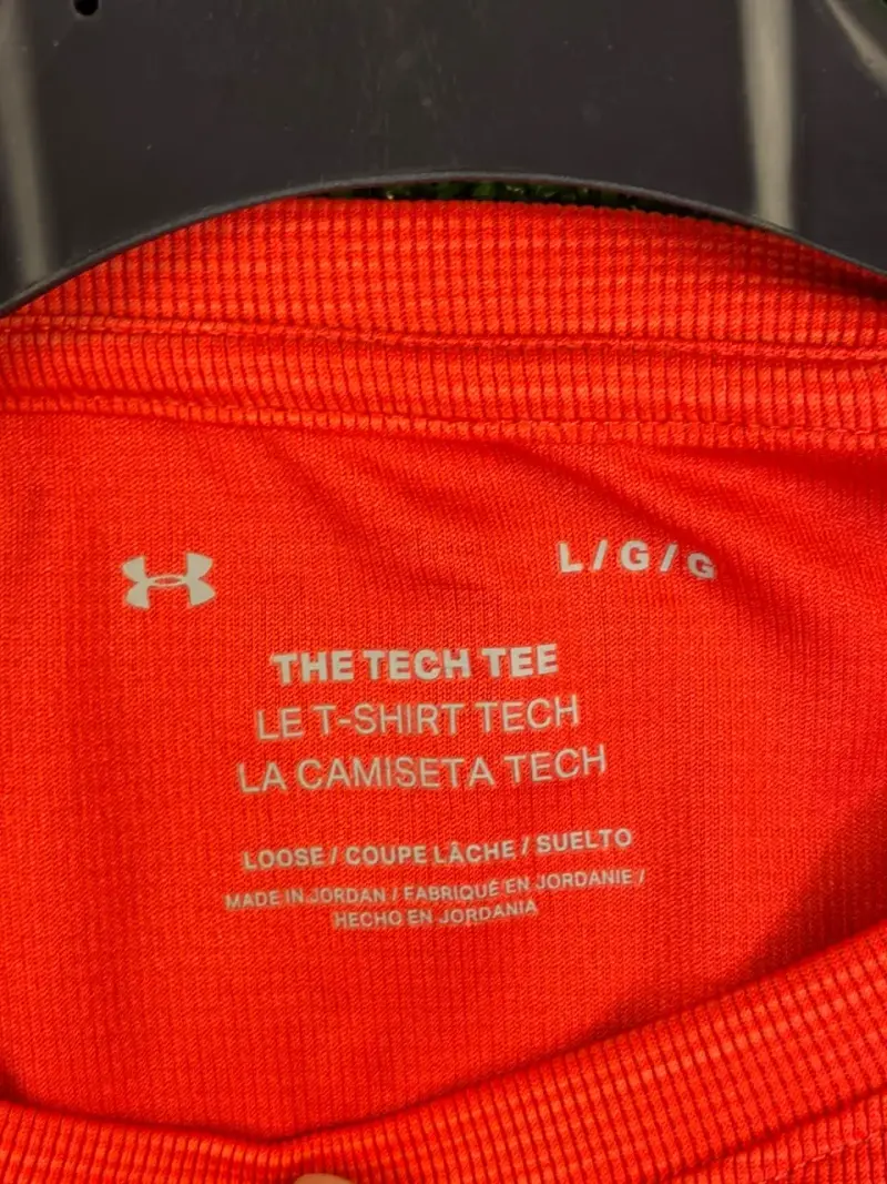 Polera deportiva Under Armour naranja para hombre - 2