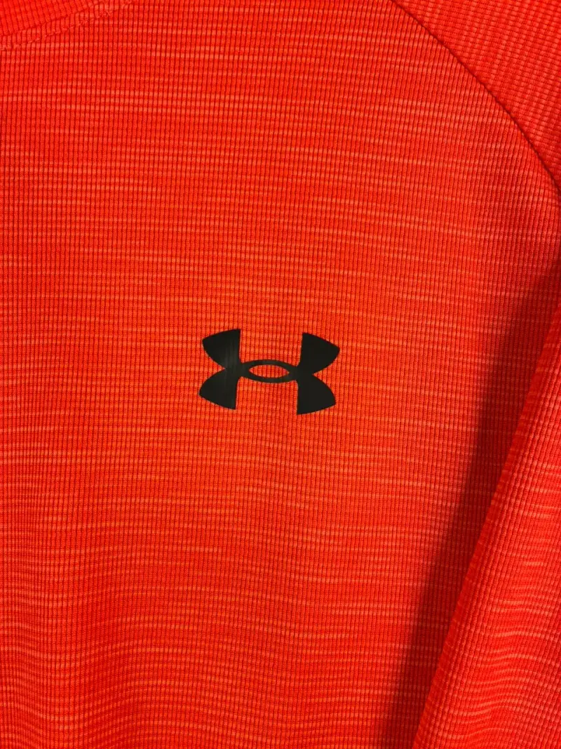 Polera deportiva Under Armour naranja para hombre - 5