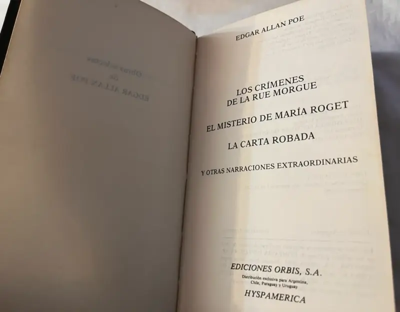 Libro Edgar Allan Poe Ediciones Orbis - 3