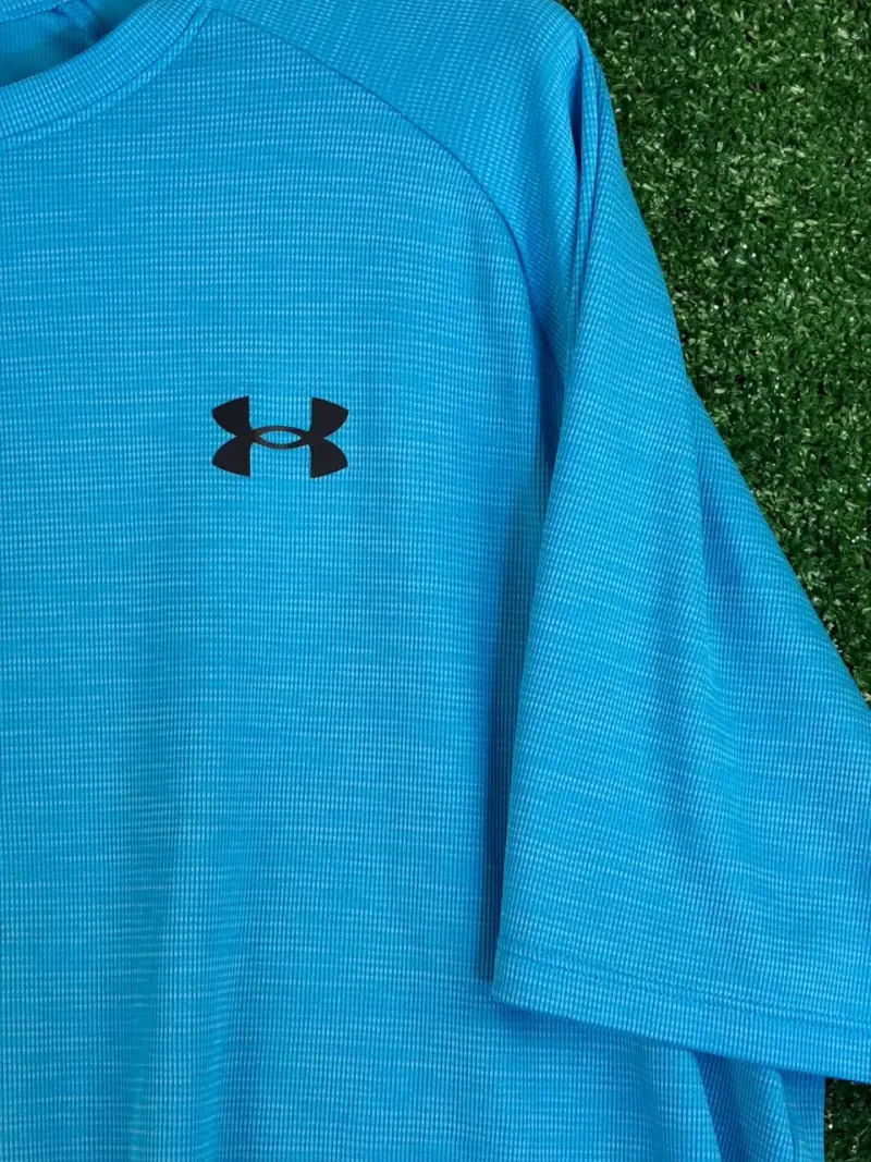Polera Deportiva Azul Under Armour L - 4