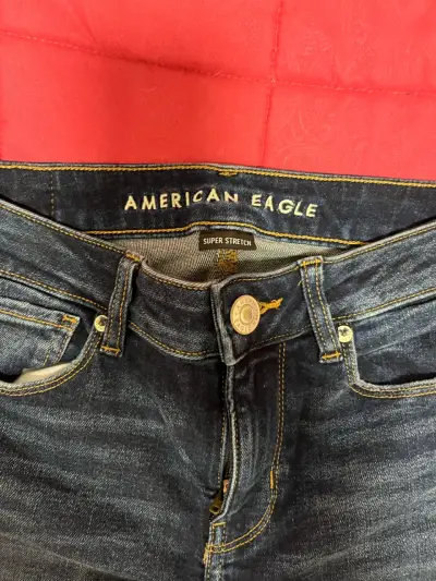 Jeans skinny azul oscuro American Eagle - miniatura 2