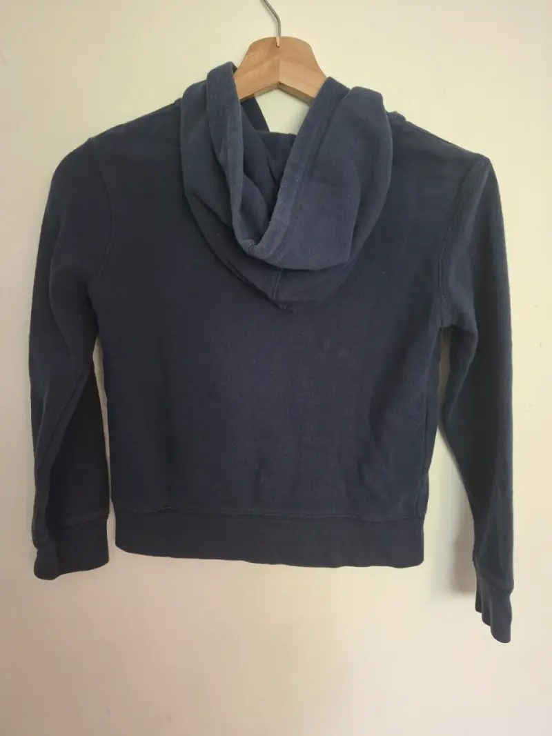 Polerón con capucha azul marino GAP Kids Talla M - 3