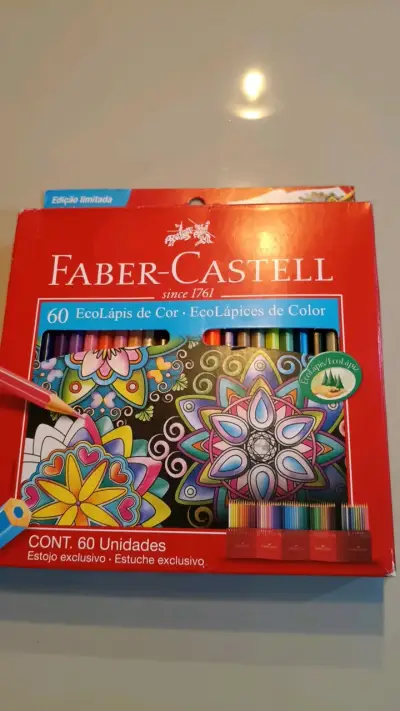 Set de 60 lápices de color Faber-Castell - miniatura 1