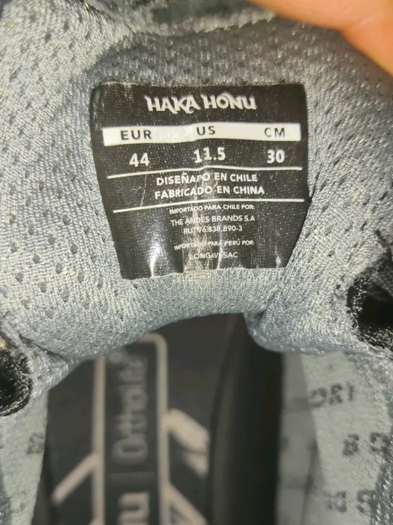 Zapatillas outdoor Haka Honu negras talla 44 - 3