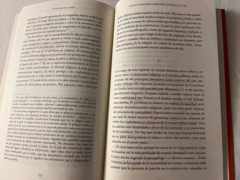 Libro Ateos Fuera del Clóset de Cristóbal Bellolio - 6