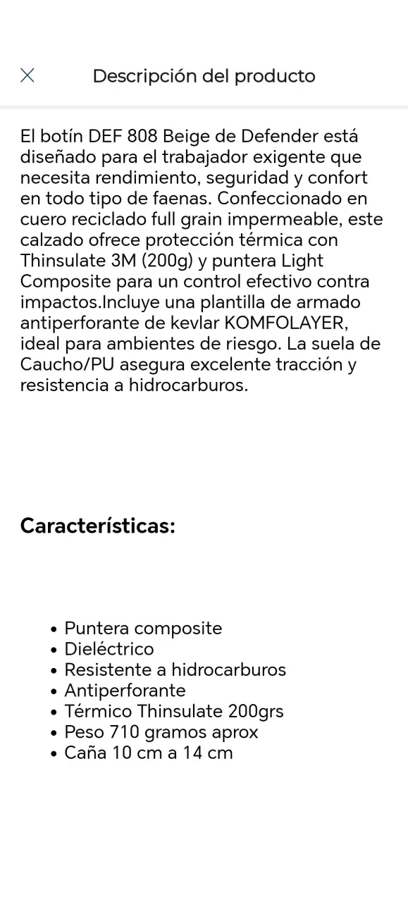 Botas de seguridad negras y beige para hombre - 5