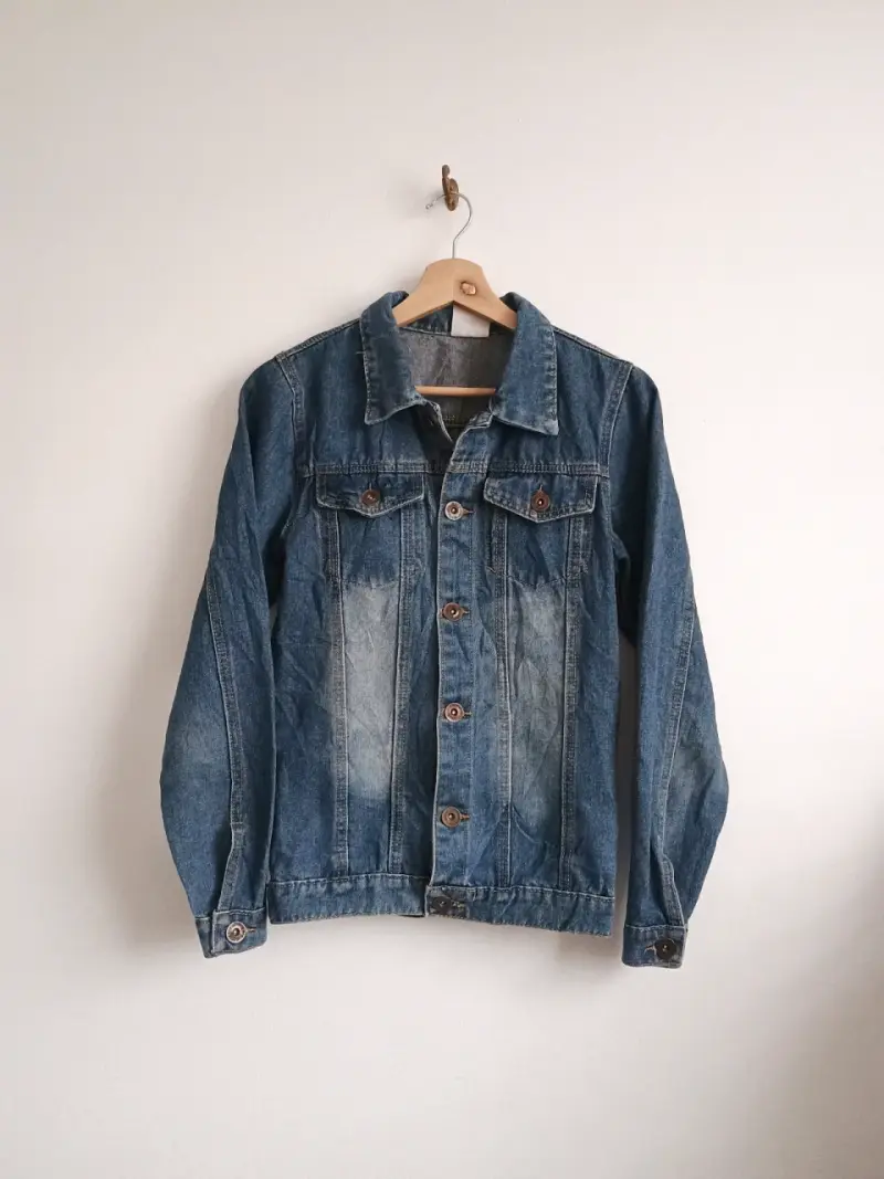 Chaqueta de mezclilla azul - 1