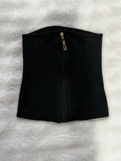 Faja reductora negra con cierre frontal - miniatura 1