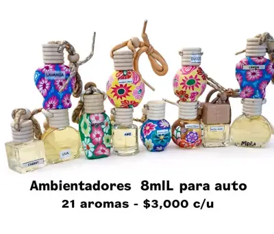 Ambientadores para auto 8ml en varios aromas - miniatura 1