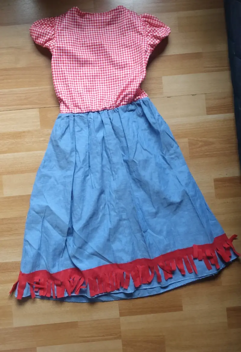Disfraz de vaquera para niña 9 a 10 años talla 140 - 3