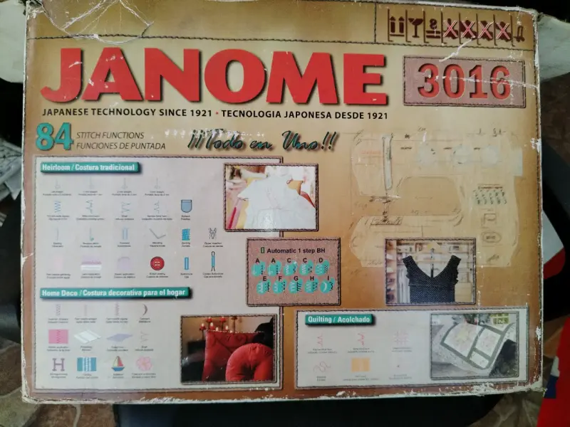 Máquina de Coser Janome 3016 con 84 Funciones - 4