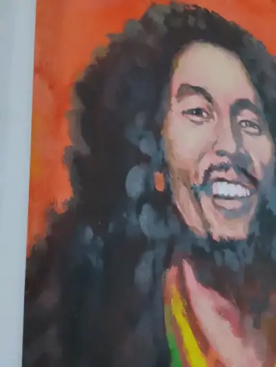 Cuadro de retrato con marco dorado - miniatura 2