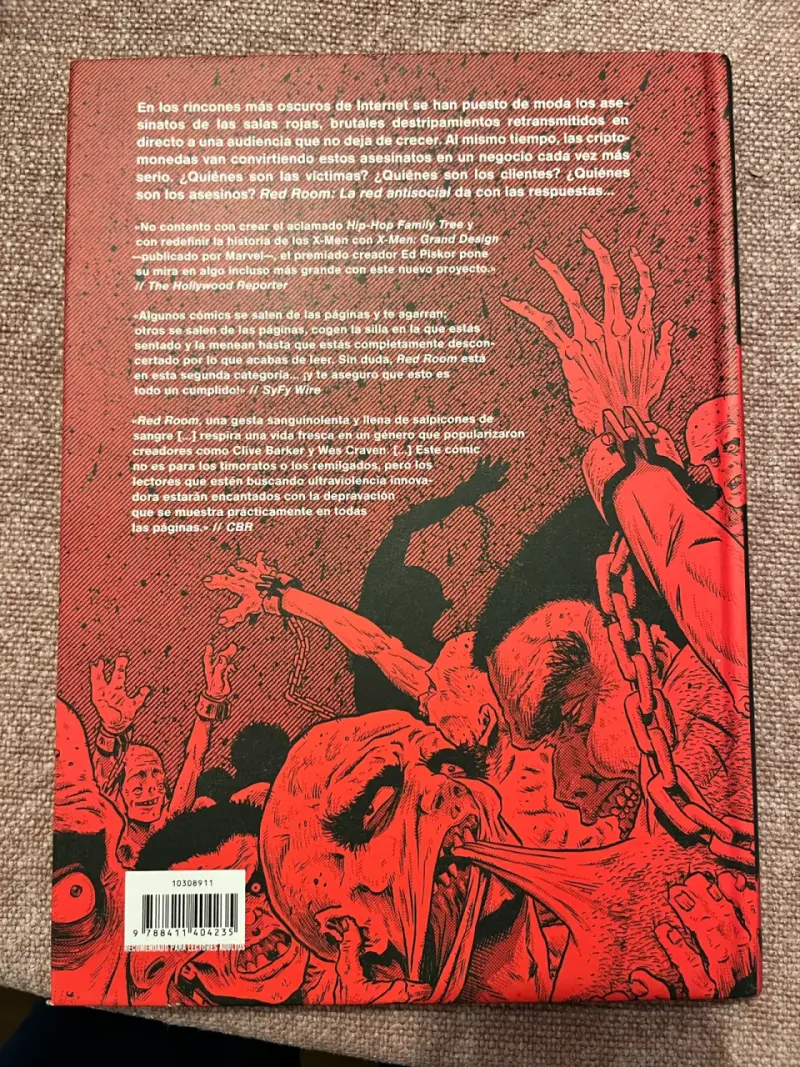 Cómic Red Room La Red Antisocial de Ed Piskor - 2
