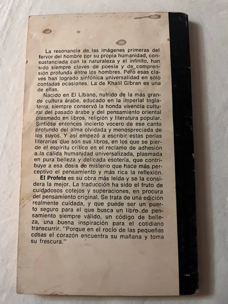Libro El Profeta de Khalil Gibran - 2