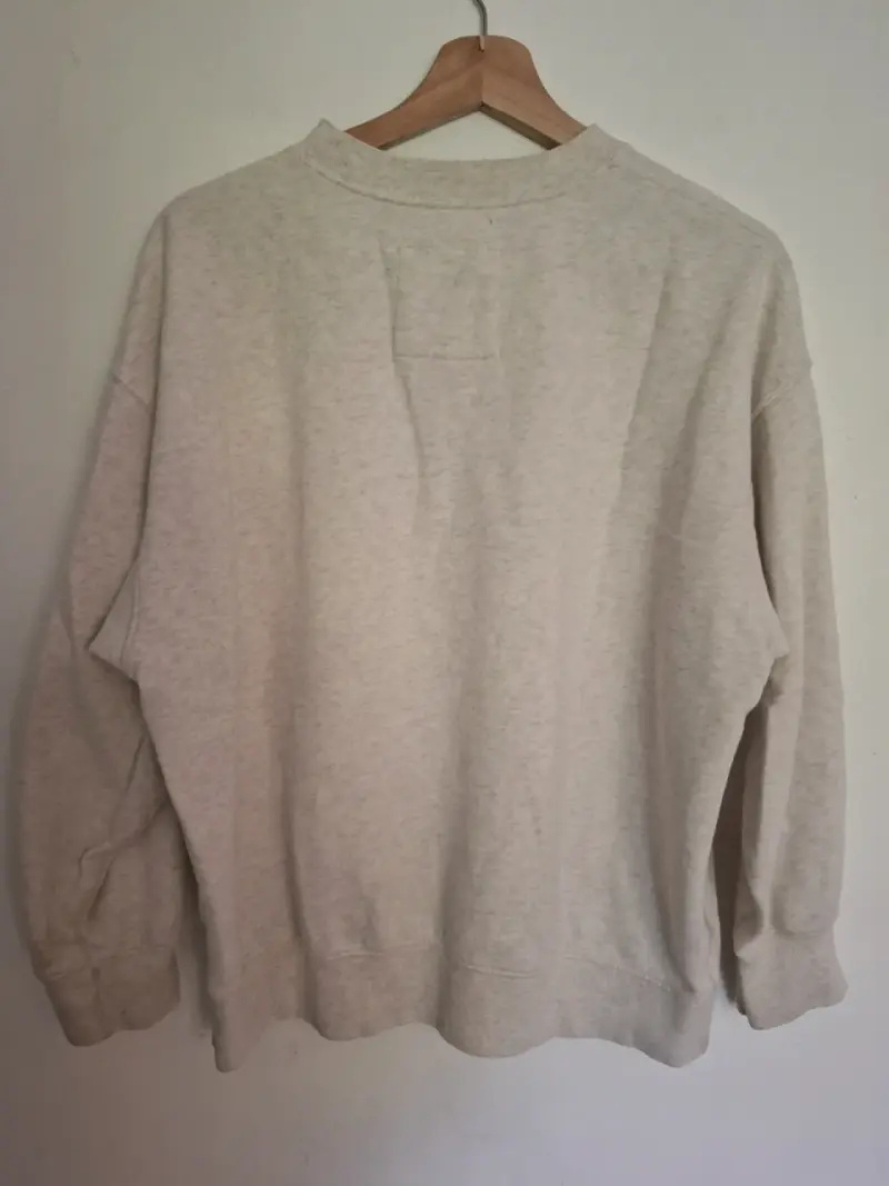 Polerón American Eagle blanco con diseño Talla M - 3