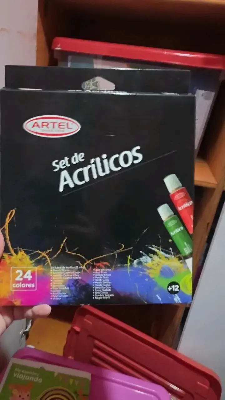 Set de Acrílicos Artel 24 Colores - 1