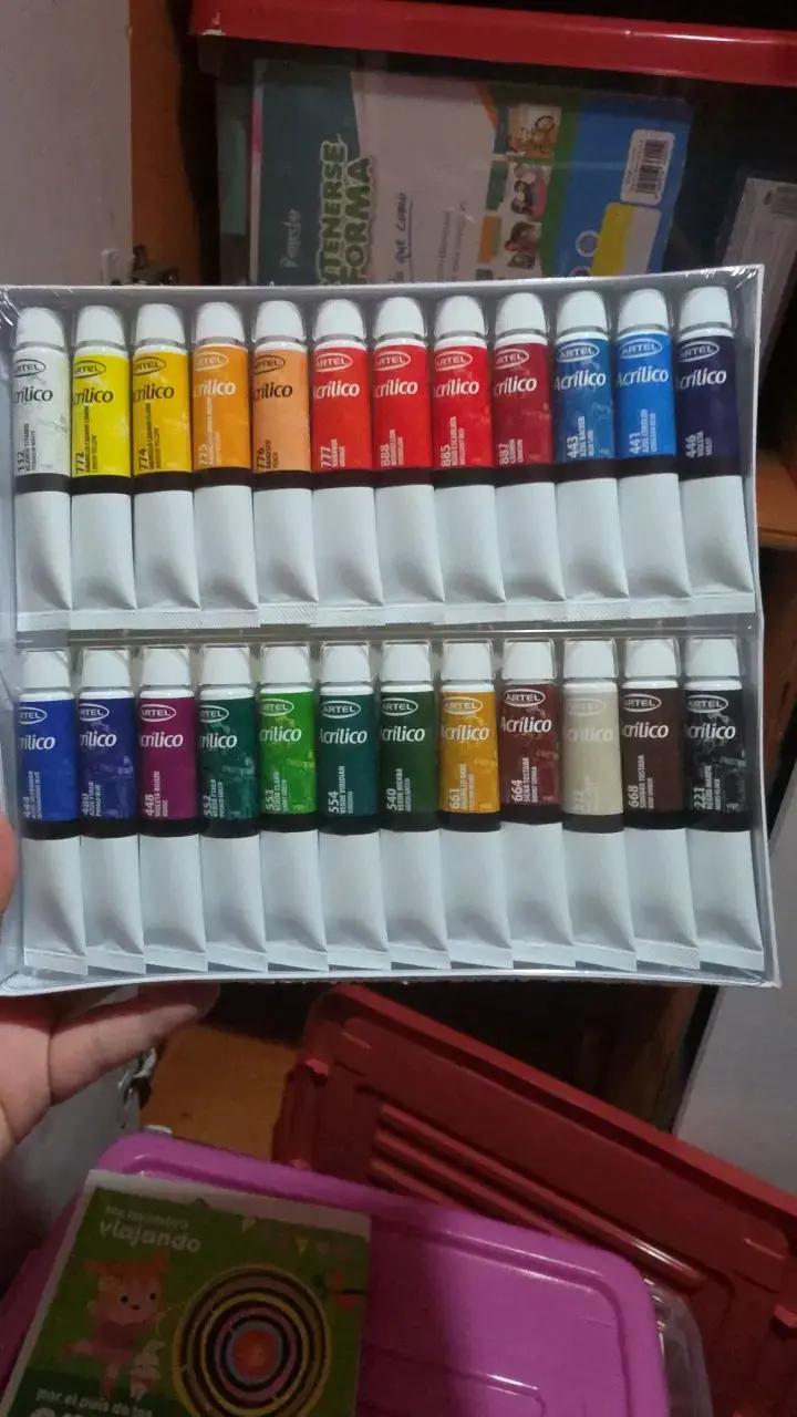 Set de Acrílicos Artel 24 Colores - 2
