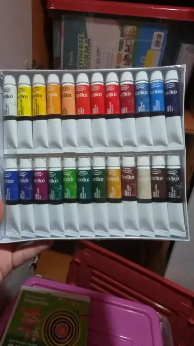 Set de Acrílicos Artel 24 Colores - miniatura 2